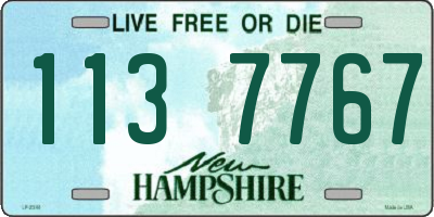 NH license plate 1137767