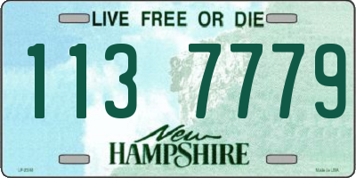NH license plate 1137779