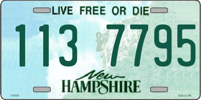 NH license plate 1137795