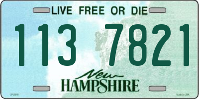 NH license plate 1137821