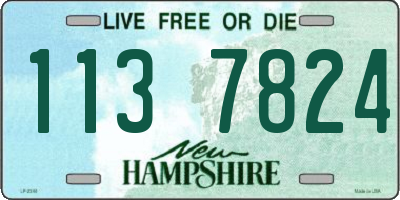 NH license plate 1137824