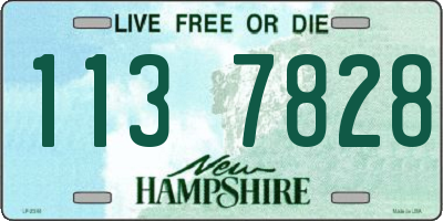 NH license plate 1137828