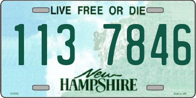 NH license plate 1137846