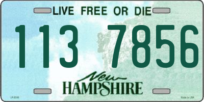 NH license plate 1137856
