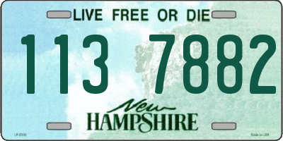 NH license plate 1137882