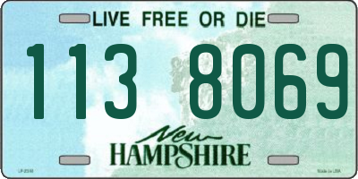 NH license plate 1138069