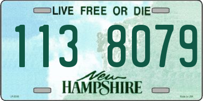 NH license plate 1138079