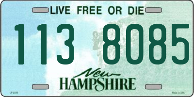 NH license plate 1138085
