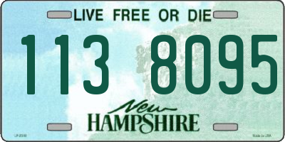 NH license plate 1138095