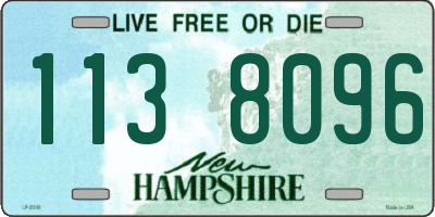 NH license plate 1138096