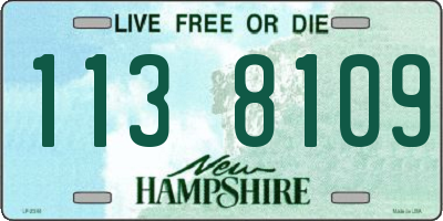 NH license plate 1138109