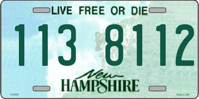 NH license plate 1138112