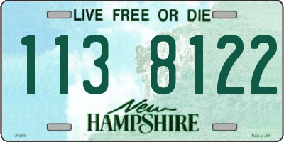 NH license plate 1138122