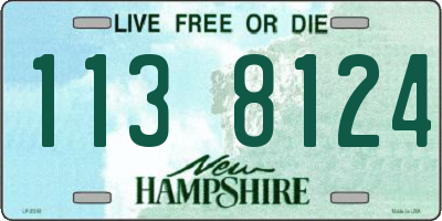NH license plate 1138124