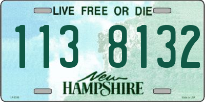 NH license plate 1138132