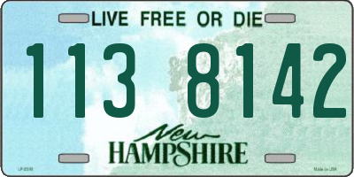 NH license plate 1138142