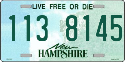 NH license plate 1138145