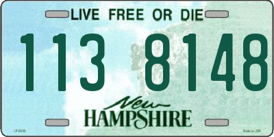 NH license plate 1138148