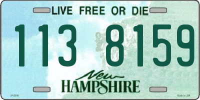 NH license plate 1138159
