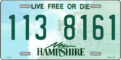 NH license plate 1138161