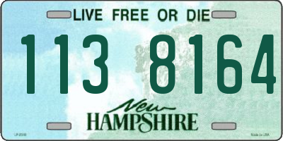 NH license plate 1138164