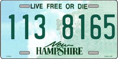 NH license plate 1138165