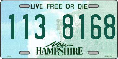 NH license plate 1138168
