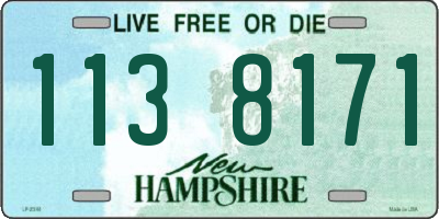 NH license plate 1138171
