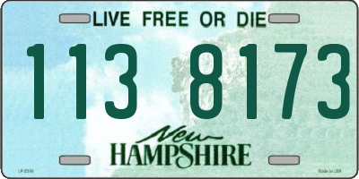 NH license plate 1138173