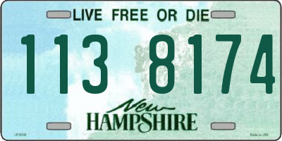 NH license plate 1138174