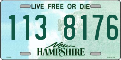 NH license plate 1138176