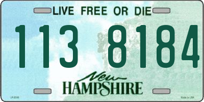 NH license plate 1138184
