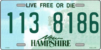 NH license plate 1138186