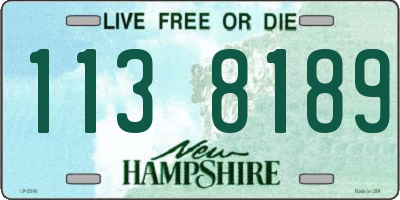 NH license plate 1138189