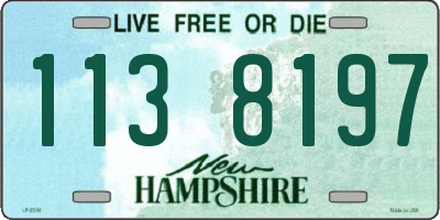 NH license plate 1138197