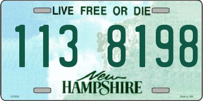 NH license plate 1138198