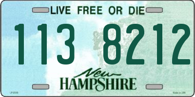 NH license plate 1138212