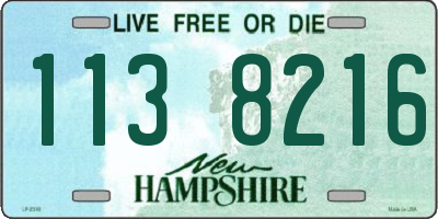 NH license plate 1138216