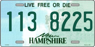 NH license plate 1138225