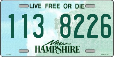 NH license plate 1138226