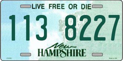 NH license plate 1138227