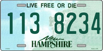 NH license plate 1138234