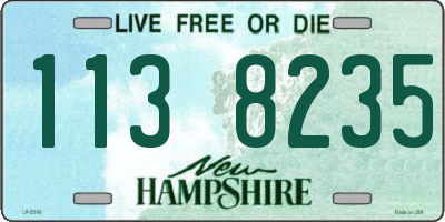 NH license plate 1138235