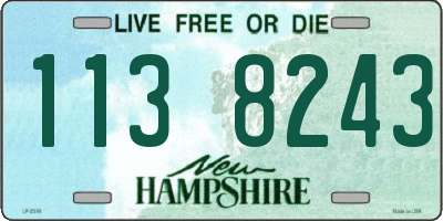 NH license plate 1138243