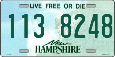 NH license plate 1138248