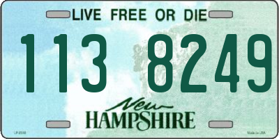 NH license plate 1138249