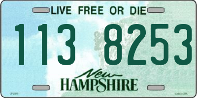NH license plate 1138253