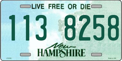 NH license plate 1138258