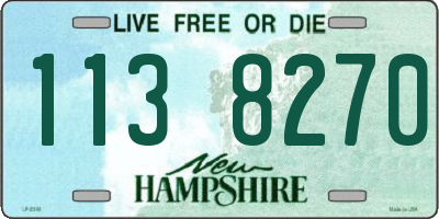 NH license plate 1138270