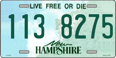 NH license plate 1138275